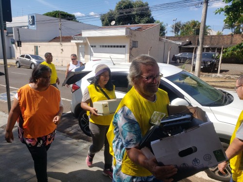 ‘Allan Kardec’ arrecada 5 toneladas de aparelhos no 3º Pedágio de Eletrônicos