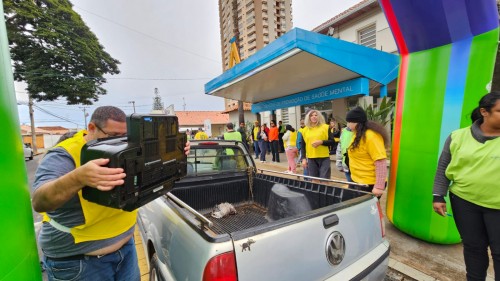 Ped&aacute;gio de Eletr&ocirc;nicos arrecada 3 toneladas de materiais e refor&ccedil;a import&acirc;ncia da destina&ccedil;&atilde;o correta durante todo o ano